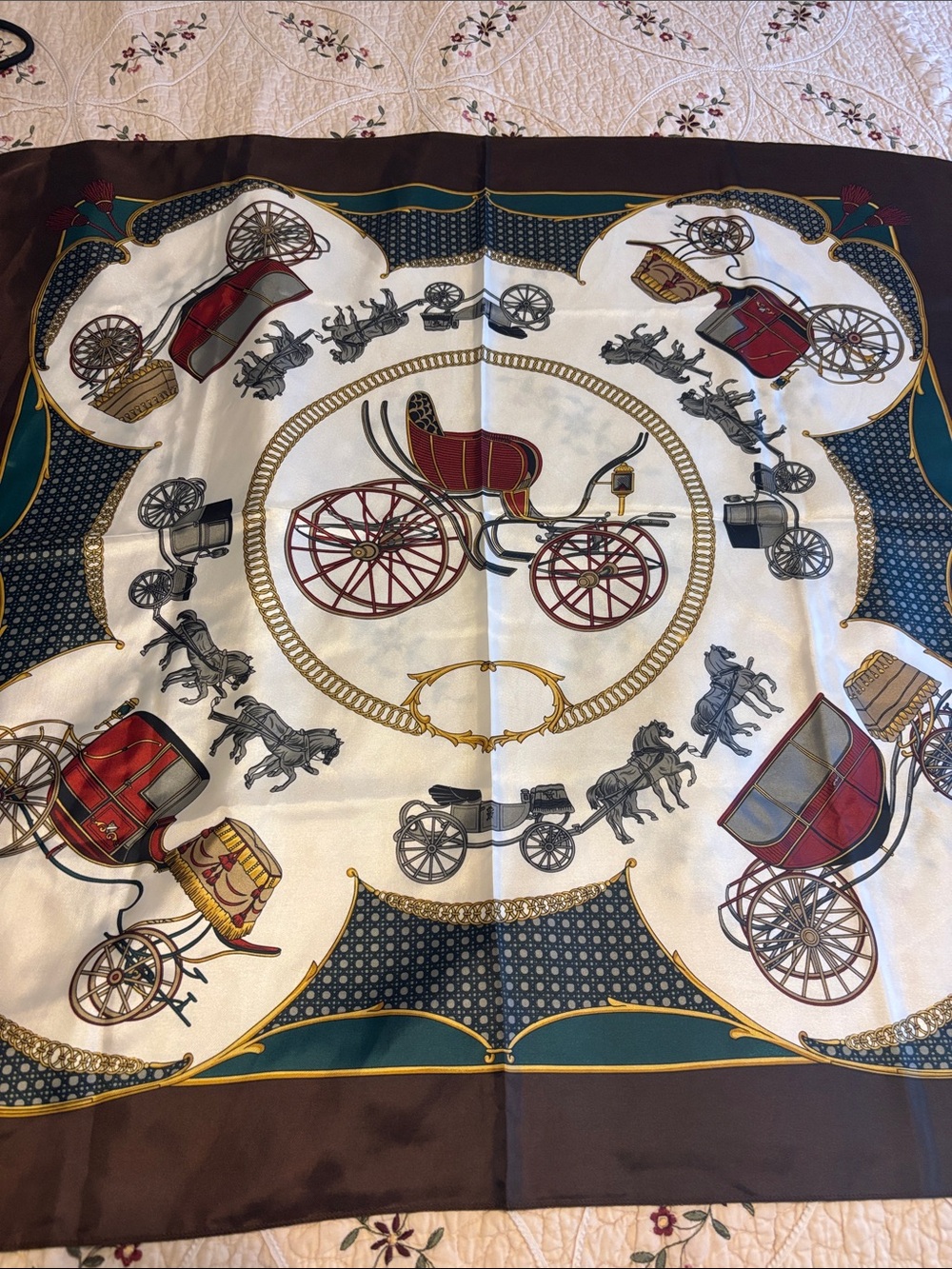 Two beautiful women’s scarves made in Italy
